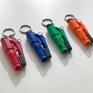 Emergency Escape Tool - 3 in 1 is window hammer, seatbelt cutter and a whistle